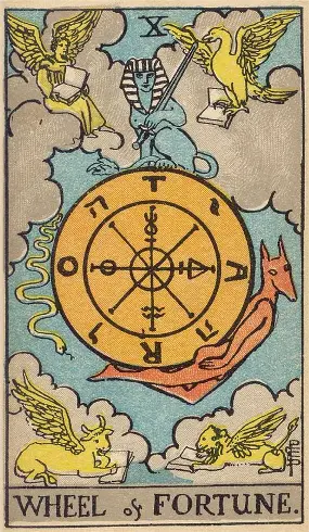 Wheel of Fortune tarot card